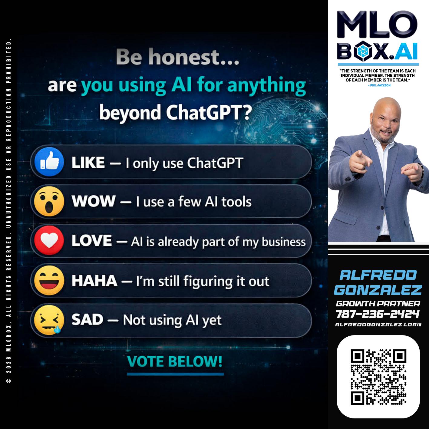 BE HONEST - Alfredo Gonzalez -Mortgage Loan Officer