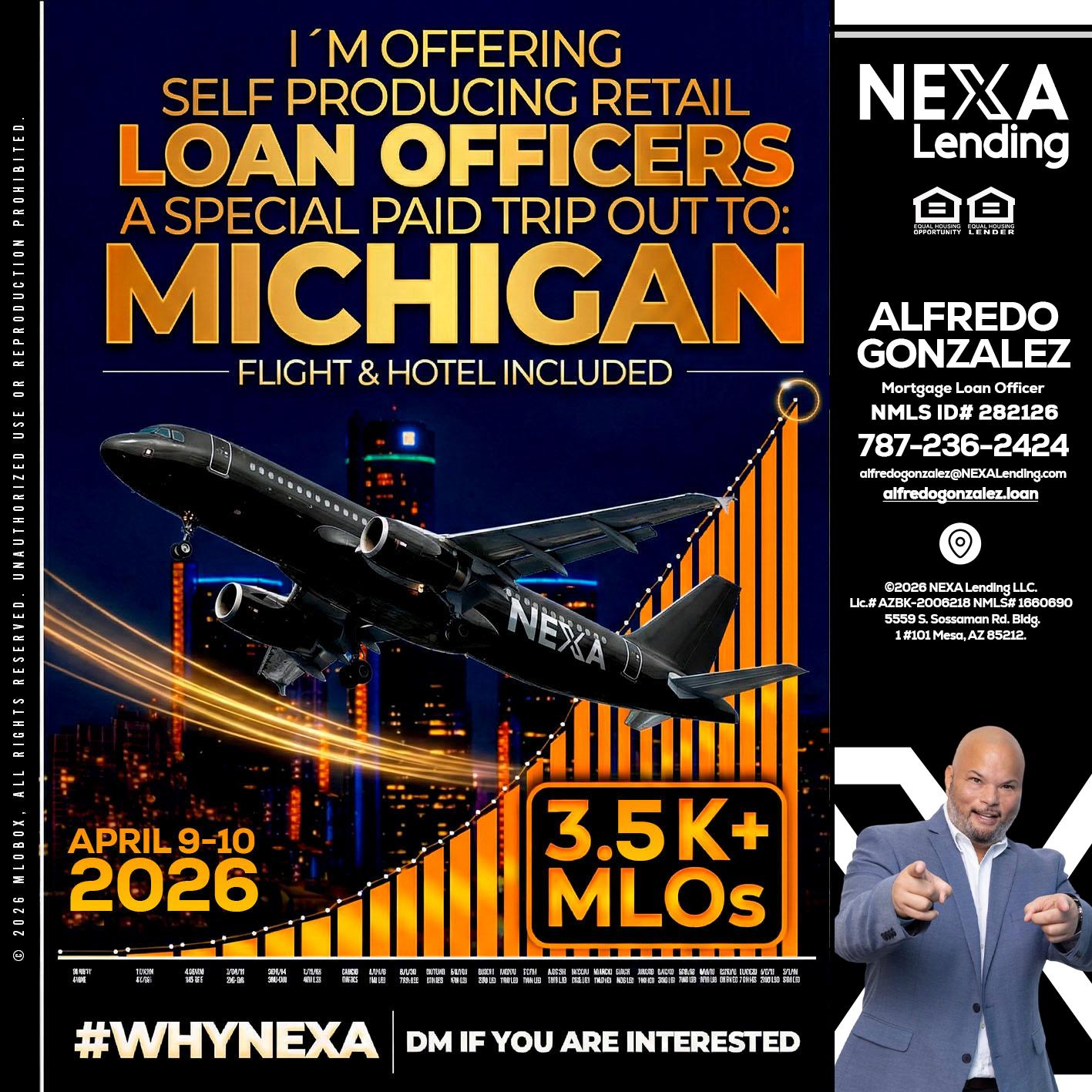 3.5K - Alfredo Gonzalez -Mortgage Loan Officer