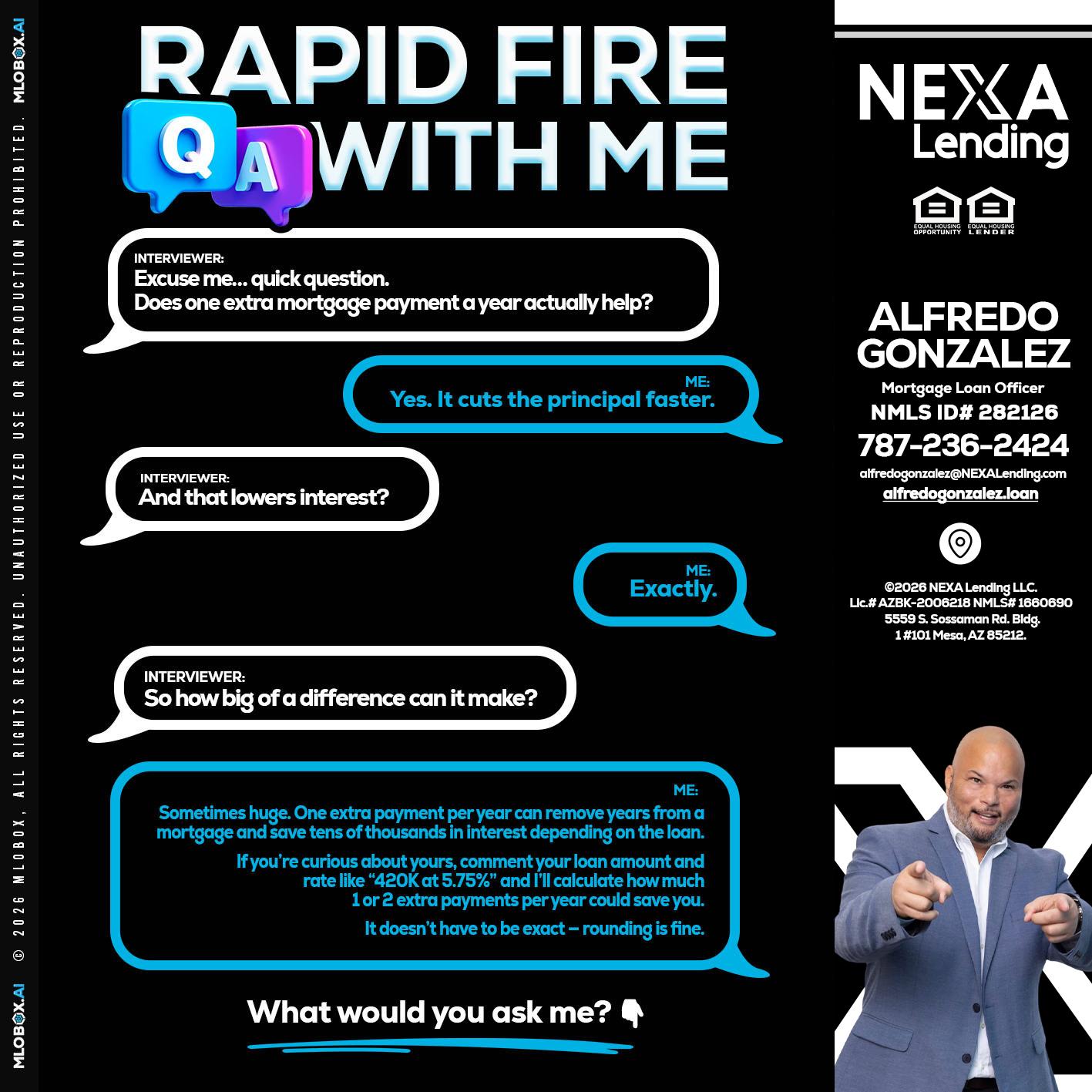 RAPID Q&A - Alfredo Gonzalez -Mortgage Loan Officer