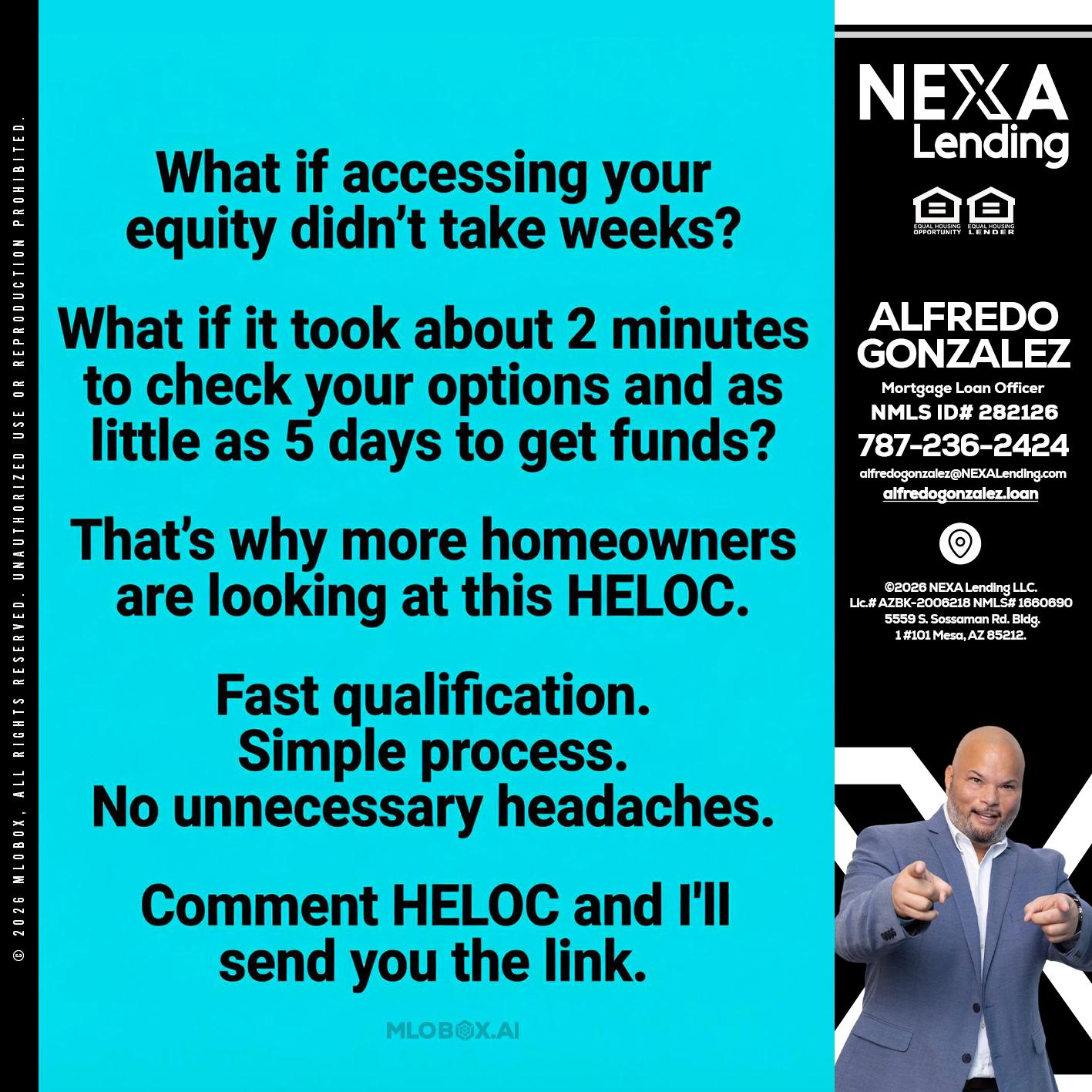 what if - Alfredo Gonzalez -Mortgage Loan Officer