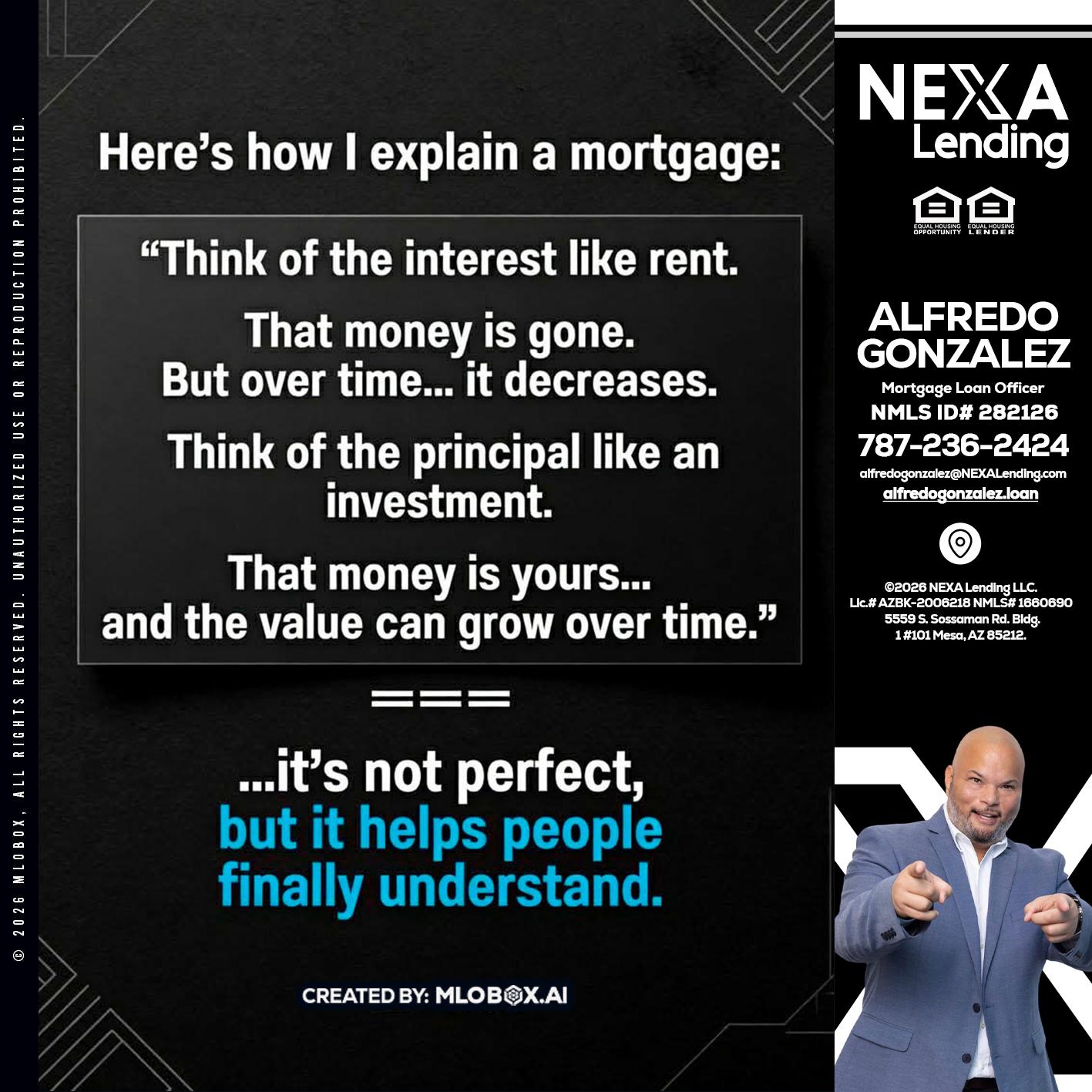 HERES NOW - Alfredo Gonzalez -Mortgage Loan Officer