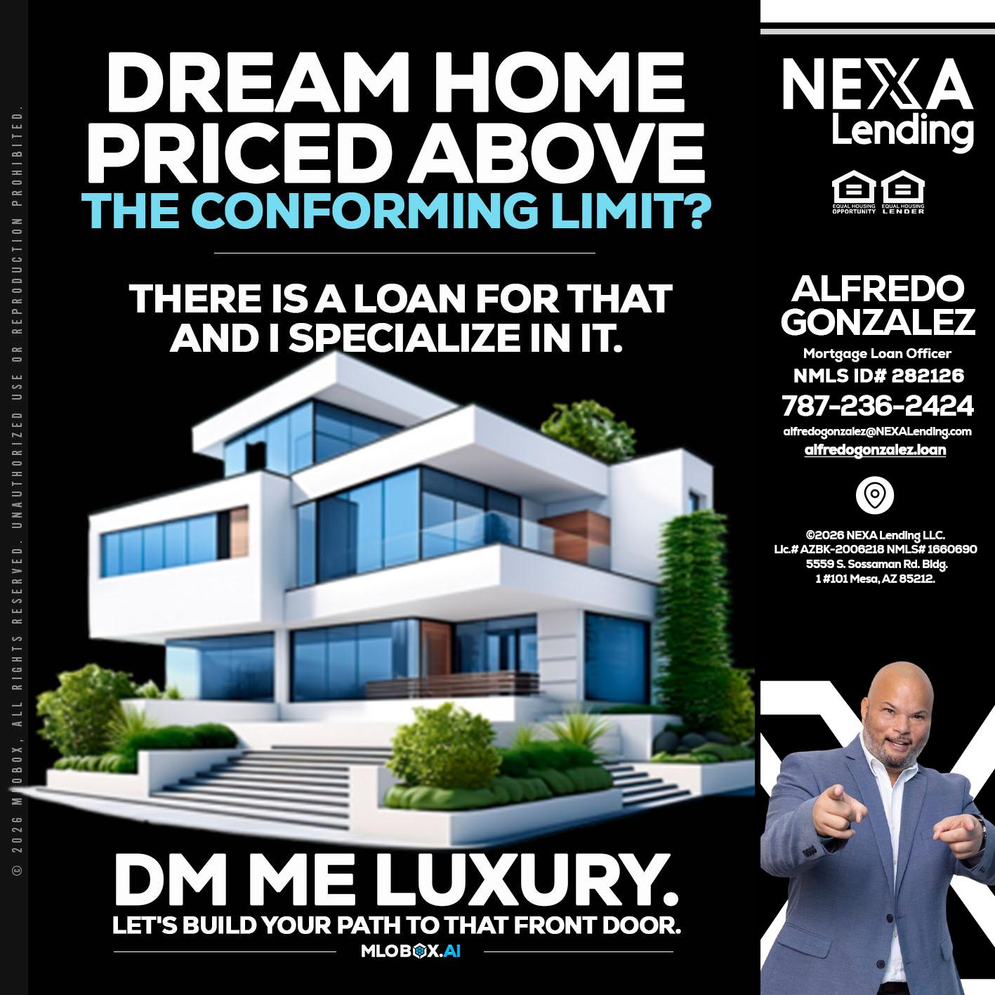 DREAM HOME - Alfredo Gonzalez -Mortgage Loan Officer