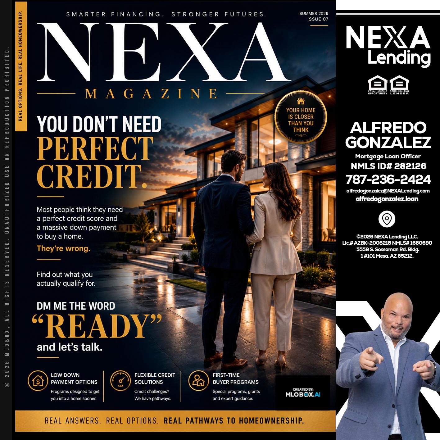 NEXA MAGAZINE - Alfredo Gonzalez -Mortgage Loan Officer