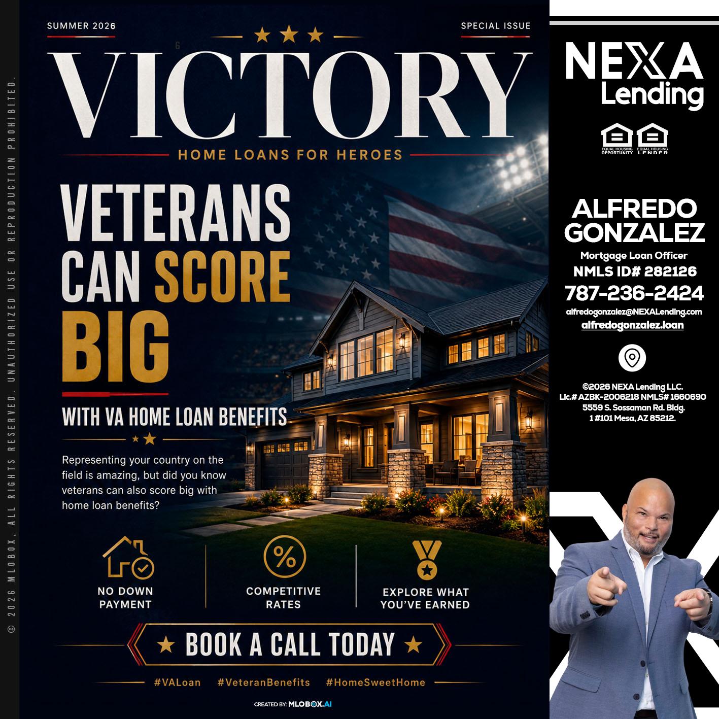 VICTORY - Alfredo Gonzalez -Mortgage Loan Officer