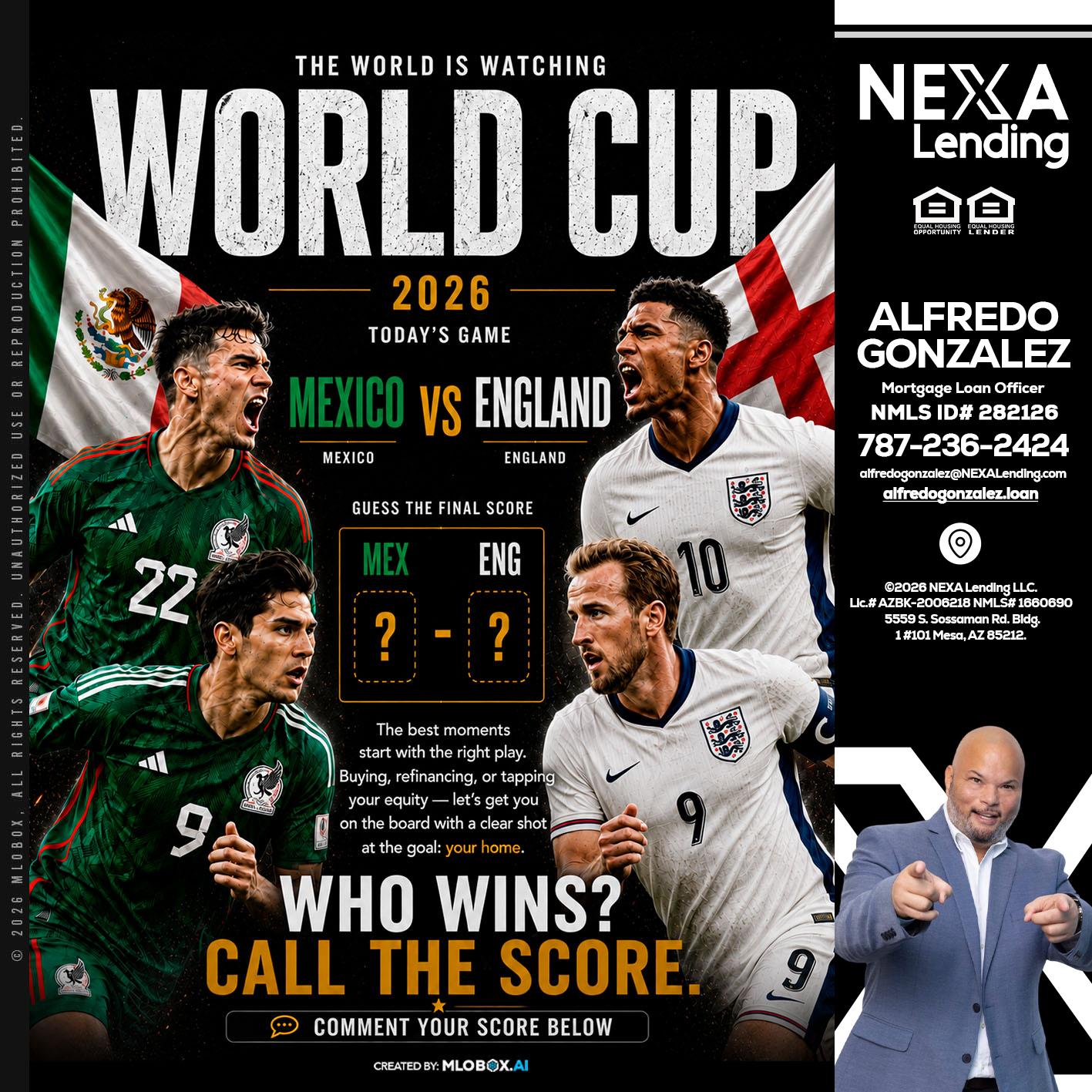 WHO'S WIN - Alfredo Gonzalez -Mortgage Loan Officer