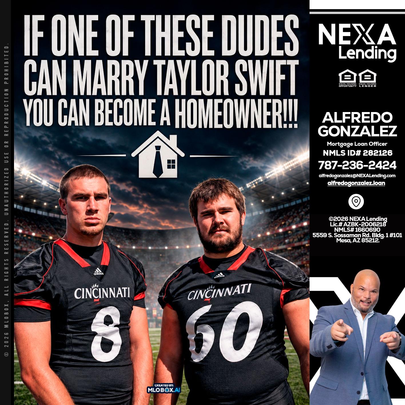 if one of these - Alfredo Gonzalez -Mortgage Loan Officer