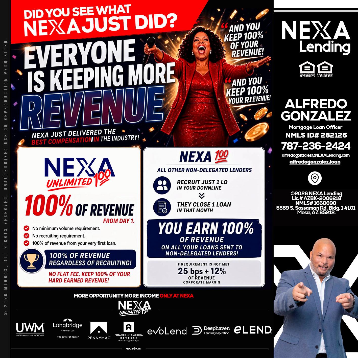 EVERYONE IS KEEPING - Alfredo Gonzalez -Mortgage Loan Officer
