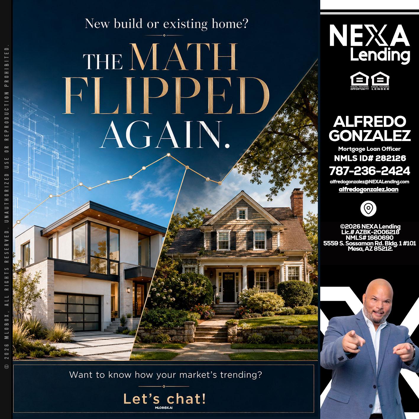THE MATH FLIPED - Alfredo Gonzalez -Mortgage Loan Officer