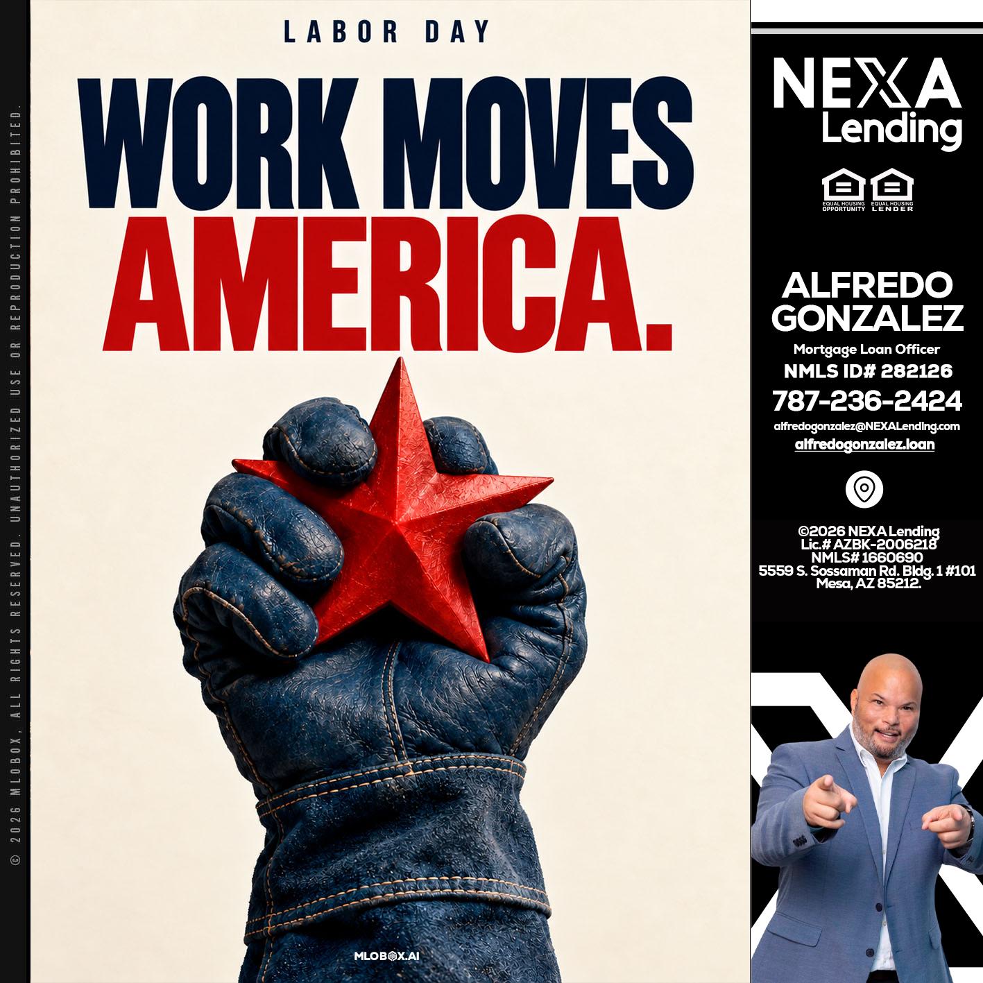 WORKS MOVES AMERICA - Alfredo Gonzalez -Mortgage Loan Officer